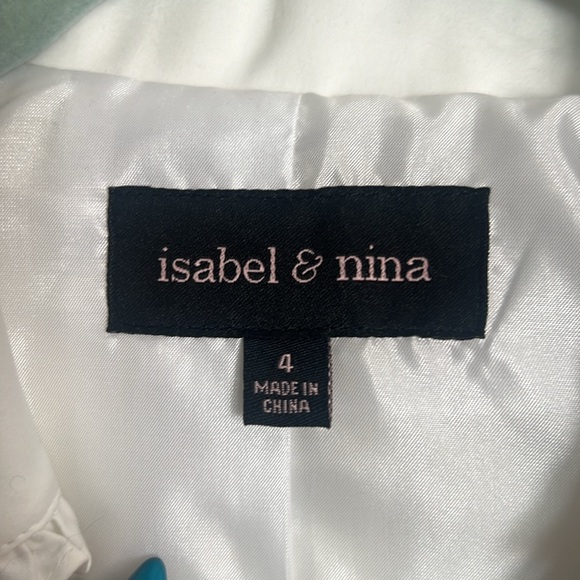 isabel & nina white coat ladies size 4 New with tags and extra button - Picture 6 of 6